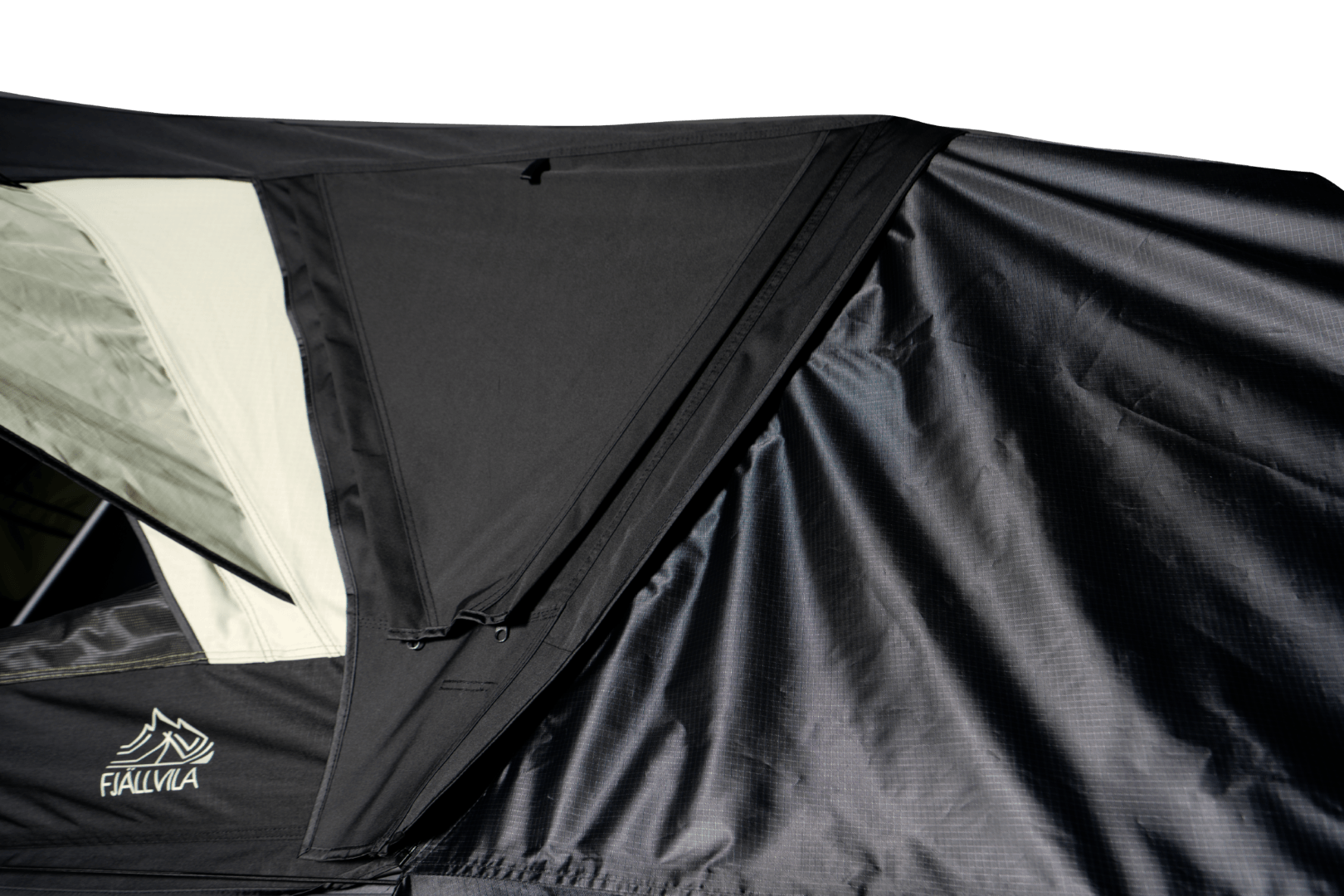 Vorzelt mit Reißverschluss für FjällVila UppVärme Dachzelt