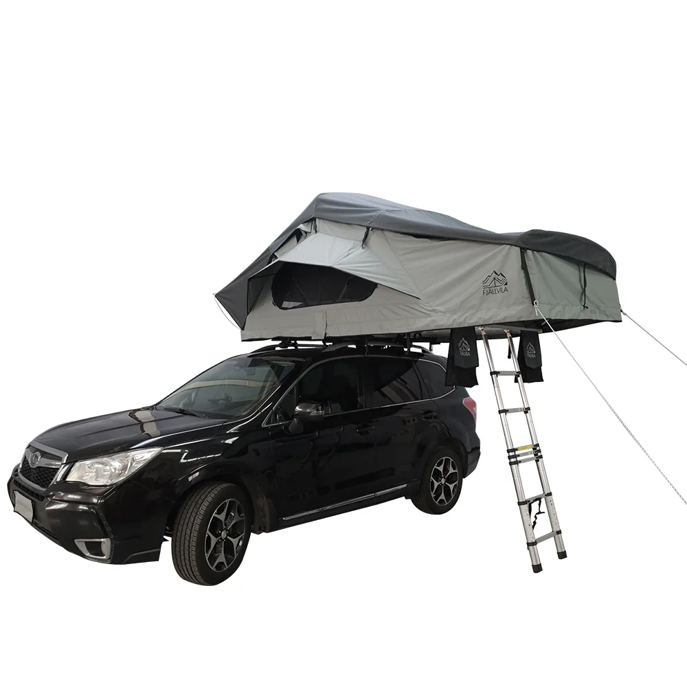 FjällVila UppLöv 140L Softcover Dachzelt Klein-grau