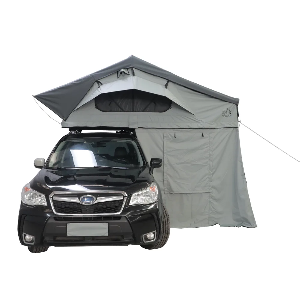 FjällVila UppLöv 190L Softcover Dachzelt Klein-grau