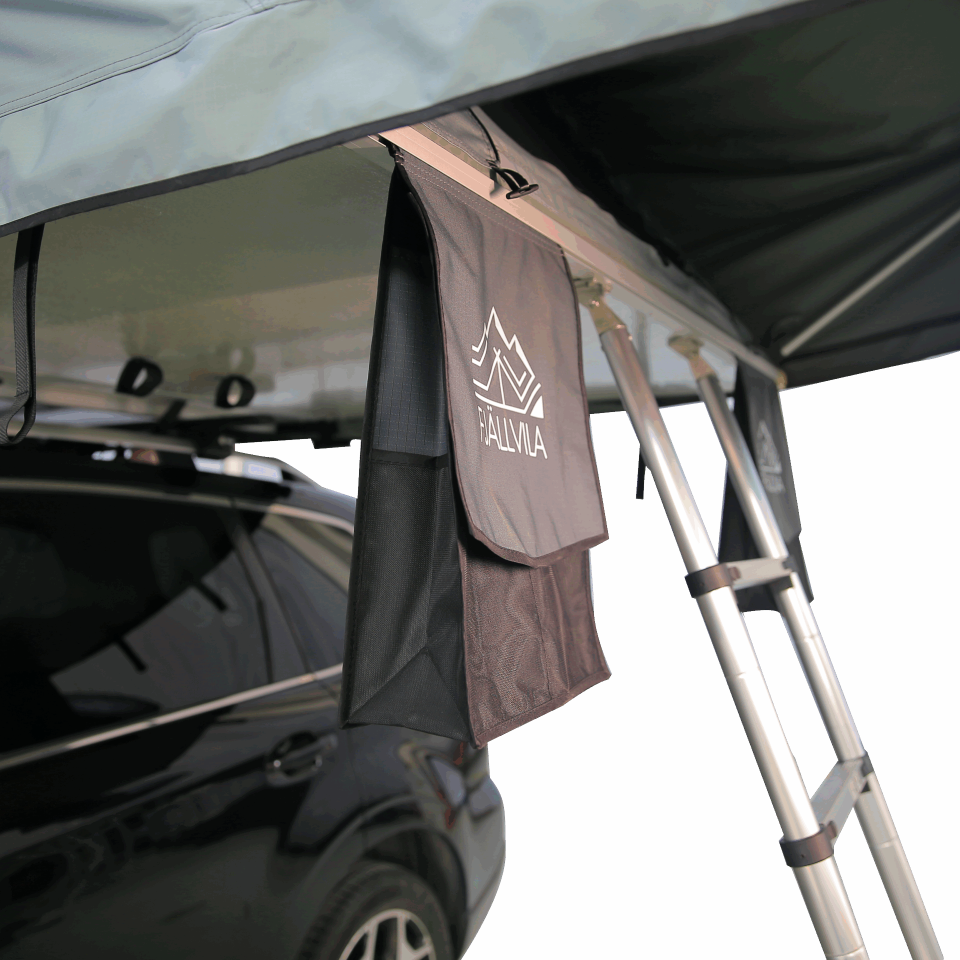 FjällVila UppLöv 190L Softcover Dachzelt Klein-grau