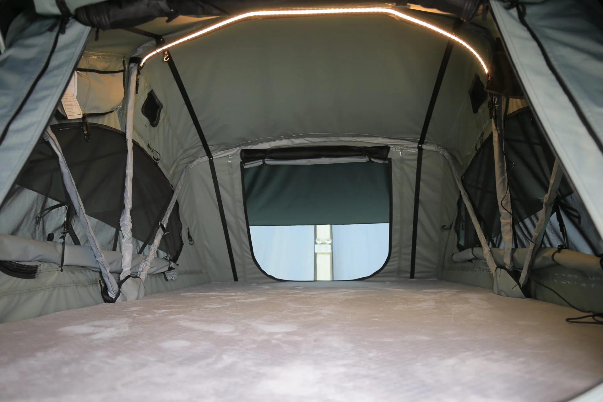 FjällVila UppLöv 140S Softcover Dachzelt Klein-grau