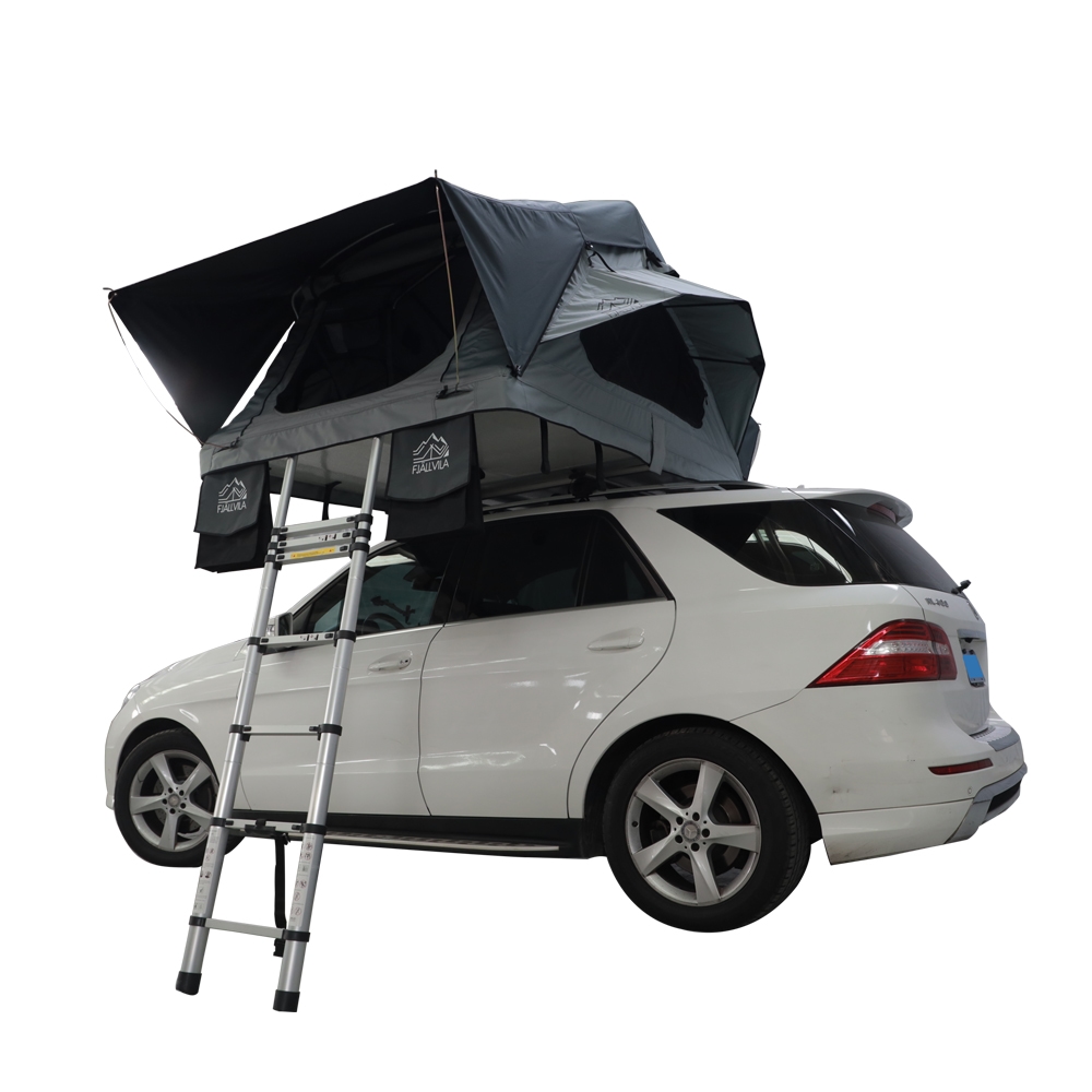 FjällVila UppLöv 140S Softcover Dachzelt Klein-grau