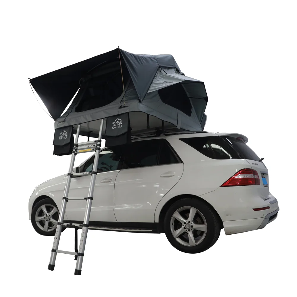 FjällVila UppLöv 140S Softcover Dachzelt Klein-grau